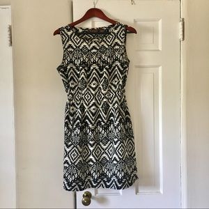 P O C K E T S  |  aztec patterned dress